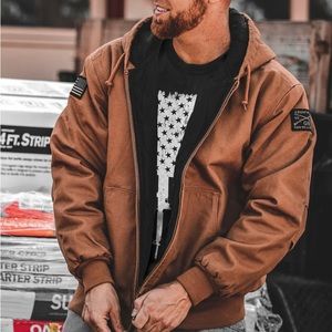 Grunt Style hooded Field Jacket Size L